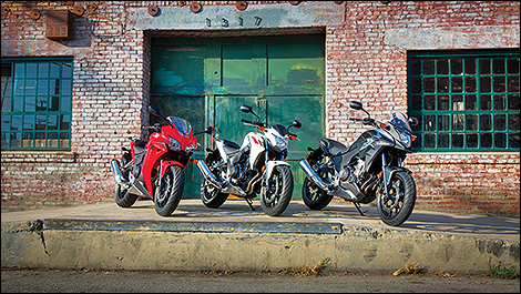 Honda CB500F, CB500X et CBR500R 