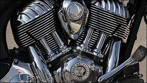 2014 Indian Chieftain engine