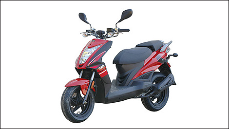 KYMCO Naked scooter, built-in generator