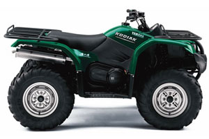 yamaha kodiak 450 2008 400 2007 model atv un steel blue red hunter green moto123 discuss forum
