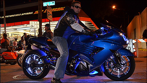3e des plus belles motos modifi&eacute;es au Daytona Bike Week 2014